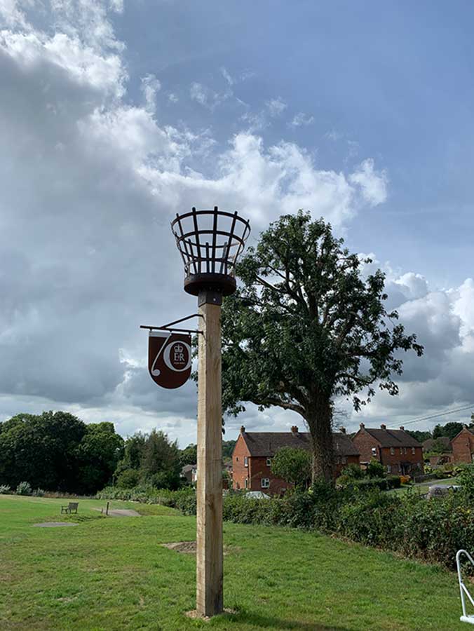 Wadhurst's beacon for the platinum jubilee