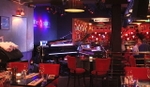 The interior at Ronnie Scott's Jazz Club, Frith Street, Soho, London (© Bob Embleton, CC BY-SA 2.0)