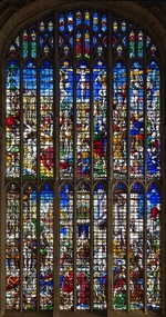 The Great East Window of King's College Chapel in the University of Cambridge. This window dates from 1515 to 1531. (© DeFacto, CC BY-SA 4.0)