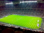 An England v Italy football match at Wembley Stadium