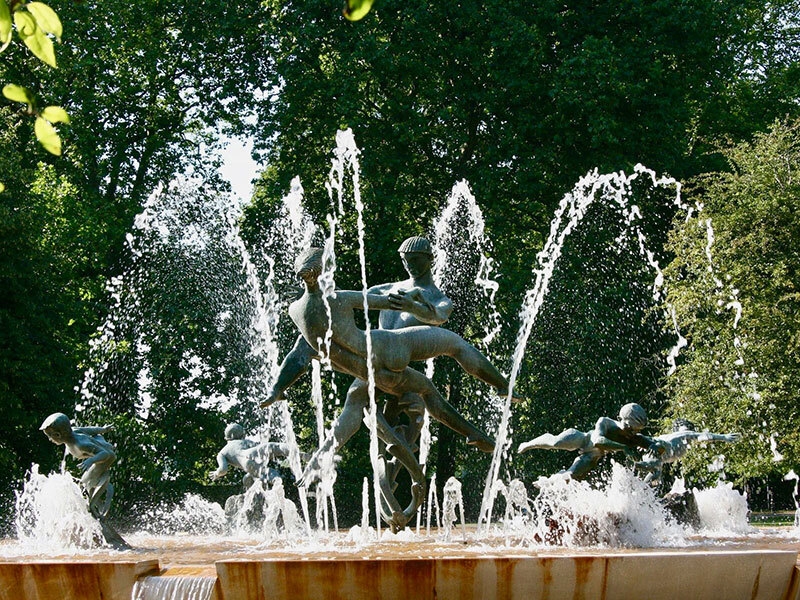 A fountain in Hyde Park