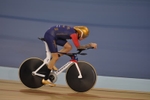 Bradley Wiggins during his successful Hour record attempt at the Velodrome (© Andrew Last, CC BY 2.0)