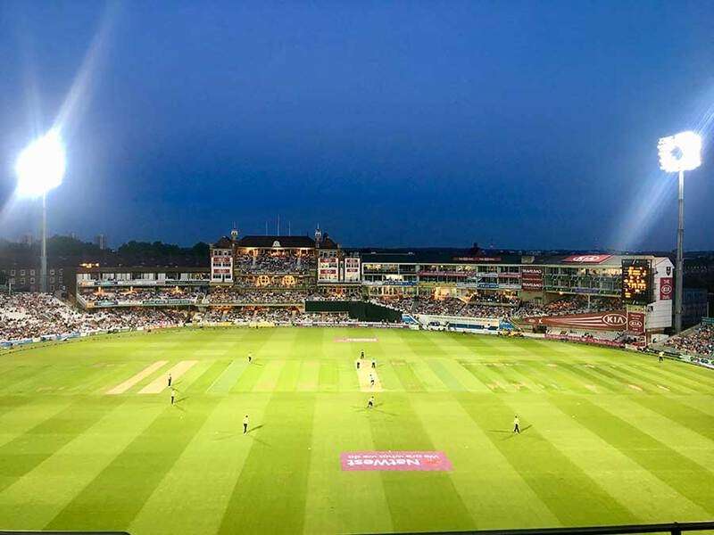 The Oval cricket ground in South London