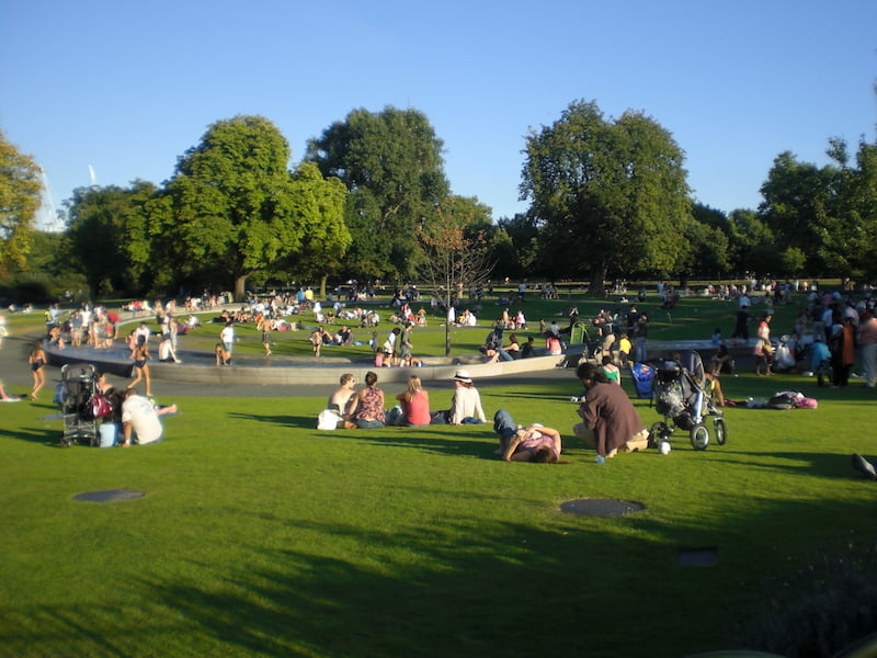 The Memorial Fountain area in Hyde Park. (© Marcschulz, CC BY-SA 3.0)