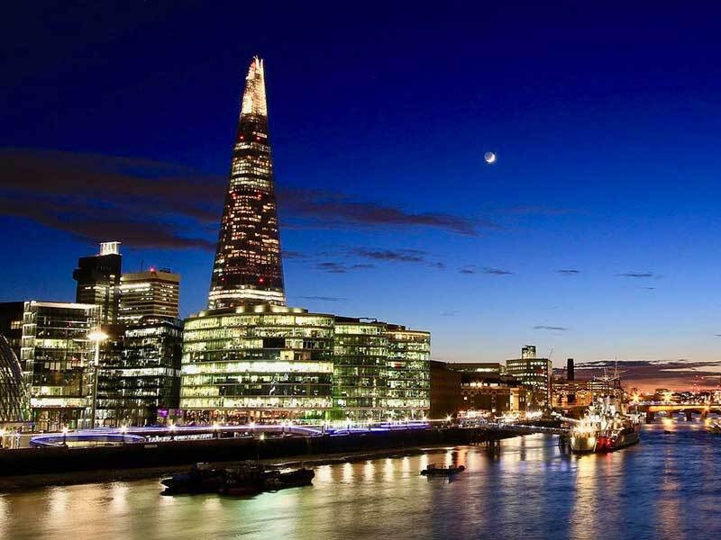 South London is home to western Europe's highest building: The Shard.
