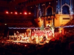 Carols by candlelight at the Royal Albert Hall