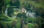 Aerial view of the Scotney Castle (© Lieven Smits, CC BY-SA 3.0)