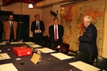 Foreign Secretary Philip Hammond and Mexican Foreign Minister José Antonio Meade at the Churchill War Rooms in London, 4 March 2015. (© Foreign and Commonwealth Office, CC BY 2.0)