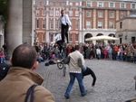 An act at the Covent Garden Piazza in 2007