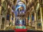 The interior of Canterbury cathedral
