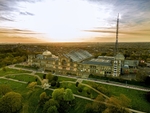 Alexandra Palace and park taken from a drone in sunset. (Jack Rose; CC BY-SA 4.0)