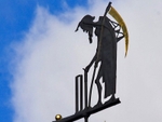 The Old Father Time weathervane at Lord's cricket ground