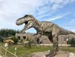 The highlight of Wingham Wildlife Park is a scary dinosaur enclosure!