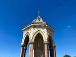 The Burdett Coutts drinking fountain is the centrepiece of eastern portion of Victoria Park
