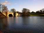 The Grand Bridge and lake at Blenheim Palace, Oxfordshire