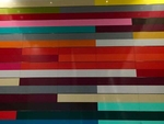 Colour East, by Sophie Smallbone, is one of the 66 pieces of public art displayed at Canary Wharf