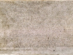 The British library's copy of the Magna Carta