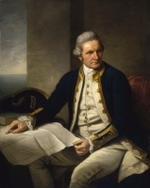 Portrait of Captain James Cook by Nathaniel Dance at the National Maritime Museum