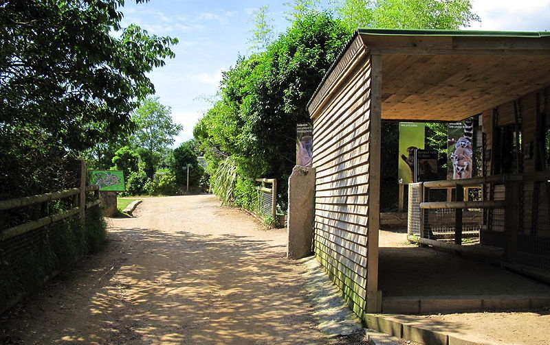 The inside of Durrell Wildlife Park, Jersey