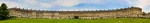 A panorama of the Royal Crescent in Bath, England. (© Diliff, CC BY 2.5)