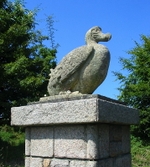 The dodo is the symbol of the trust and the Durrell Wildlife Park. Statues of dodos stand at the zoo's gateways.